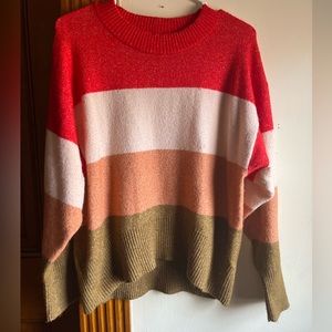 A New Day Color Block Sweater